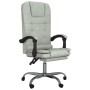 Silla de oficina reclinable con masaje terciopelo gris claro de vidaXL, Sillas de oficina - Ref: Foro24-349664, Precio: 117,2...