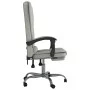 Reclining office chair with light gray velvet massage by vidaXL, Office chairs - Ref: Foro24-349664, Price: 117,36 €, Discoun...