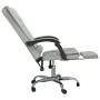 Reclining office chair with light gray velvet massage by vidaXL, Office chairs - Ref: Foro24-349664, Price: 117,36 €, Discoun...