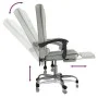 Reclining office chair with light gray velvet massage by vidaXL, Office chairs - Ref: Foro24-349664, Price: 117,36 €, Discoun...