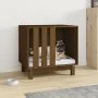 Hundebett aus massivem Kiefernholz, honigbraun, 60 x 45 x 57 cm von vidaXL, Hundehütten - Ref: Foro24-822479, Preis: 82,11 €,...