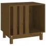 Hundebett aus massivem Kiefernholz, honigbraun, 60 x 45 x 57 cm von vidaXL, Hundehütten - Ref: Foro24-822479, Preis: 82,11 €,...