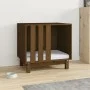Hundebett aus massivem Kiefernholz, honigbraun, 60 x 45 x 57 cm von vidaXL, Hundehütten - Ref: Foro24-822479, Preis: 82,11 €,...
