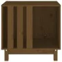 Hundebett aus massivem Kiefernholz, honigbraun, 60 x 45 x 57 cm von vidaXL, Hundehütten - Ref: Foro24-822479, Preis: 82,11 €,...