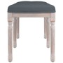 Banco de terciopelo gris oscuro 110x40x49 cm de vidaXL, Bancos - Ref: Foro24-344454, Precio: 84,39 €, Descuento: %