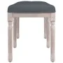 Banco de terciopelo gris oscuro 110x40x49 cm de vidaXL, Bancos - Ref: Foro24-344454, Precio: 79,11 €, Descuento: %