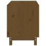 Hundebett aus massivem Kiefernholz, honigbraun, 60 x 45 x 57 cm von vidaXL, Hundehütten - Ref: Foro24-822479, Preis: 82,11 €,...