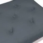Banco de terciopelo gris oscuro 110x40x49 cm de vidaXL, Bancos - Ref: Foro24-344454, Precio: 79,11 €, Descuento: %