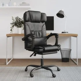 Schwarzer Bürostuhl aus Kunstleder von vidaXL, Bürostühle - Ref: Foro24-349733, Preis: 138,65 €, Rabatt: %