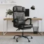 Silla de oficina reclinable cuero sintético negro de vidaXL, Sillas de oficina - Ref: Foro24-349733, Precio: 138,65 €, Descue...
