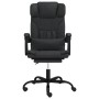 Silla de oficina reclinable cuero sintético negro de vidaXL, Sillas de oficina - Ref: Foro24-349733, Precio: 135,51 €
