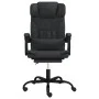 Silla de oficina reclinable cuero sintético negro de vidaXL, Sillas de oficina - Ref: Foro24-349733, Precio: 138,65 €, Descue...