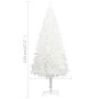 Beleuchteter Weihnachtsbaum mit Lichtern und Kugeln weiß 120 cm von vidaXL, Weihnachtsbäume - Ref: Foro24-3077718, Preis: 78,...
