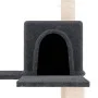 Rasier für Katzen mit dunklen grauen Seal-Positionen 153 cm von vidaXL, Katzenmöbel - Ref: Foro24-171638, Preis: 59,91 €, Rab...