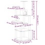 Cat scratcher with dark gray sisal posts 153 cm by vidaXL, Cat furniture - Ref: Foro24-171638, Price: 52,50 €, Discount: %