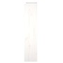 Cubierta de radiador madera maciza de pino blanco 210x21x85 cm