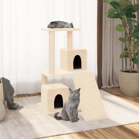 Cat scratching post with cream sisal posts 82 cm by vidaXL, Cat furniture - Ref: Foro24-171663, Price: 47,77 €, Discount: %