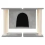 Rascador para gatos con postes de sisal gris claro 190 cm de vidaXL, Mobiliario para gatos - Ref: Foro24-171658, Precio: 53,3...