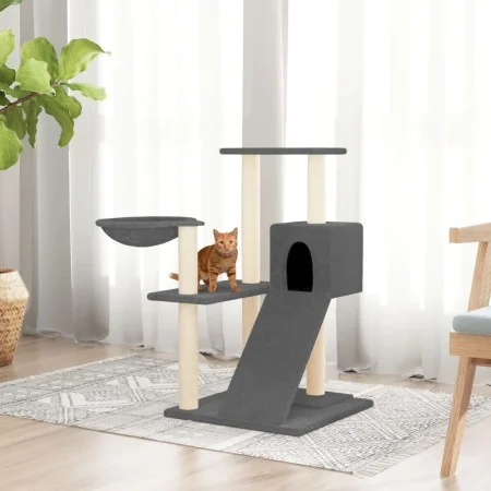 Cat scratching post with dark gray sisal posts 82 cm by vidaXL, Cat furniture - Ref: Foro24-171668, Price: 45,82 €, Discount: %