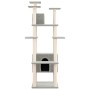 Cat scratching post with light gray sisal posts 162 cm by vidaXL, Cat furniture - Ref: Foro24-171634, Price: 55,82 €, Discoun...