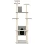 Cat scratching post with light gray sisal posts 162 cm by vidaXL, Cat furniture - Ref: Foro24-171634, Price: 67,11 €, Discoun...
