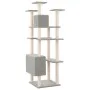 Cat scratching post with light gray sisal posts 162 cm by vidaXL, Cat furniture - Ref: Foro24-171634, Price: 67,11 €, Discoun...