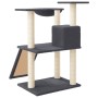Rascador para gatos con postes de sisal gris oscuro 83 cm de vidaXL, Mobiliario para gatos - Ref: Foro24-171653, Precio: 51,9...