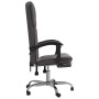 Grauer Bürostuhl aus Kunstleder von vidaXL, Bürostühle - Ref: Foro24-349621, Preis: 115,78 €, Rabatt: %