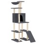 Katzenkratzbaum mit dunkelgrauen Sisalstämmen, 166 cm von vidaXL, Katzenmöbel - Ref: Foro24-171683, Preis: 83,97 €, Rabatt: %