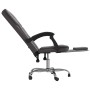 Silla de oficina reclinable cuero sintético gris de vidaXL, Sillas de oficina - Ref: Foro24-349621, Precio: 115,78 €, Descuen...