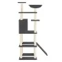 Cat scratching post with dark gray sisal posts 166 cm by vidaXL, Cat furniture - Ref: Foro24-171683, Price: 82,63 €, Discount: %