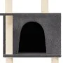Cat scratching post with dark gray sisal posts 166 cm by vidaXL, Cat furniture - Ref: Foro24-171683, Price: 82,63 €, Discount: %