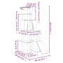 Cat scratching post with dark gray sisal posts 166 cm by vidaXL, Cat furniture - Ref: Foro24-171683, Price: 83,97 €, Discount: %