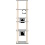 Rasier für Katzen mit klaren grauen Sisal-Positionen 169 cm von vidaXL, Katzenmöbel - Ref: Foro24-171673, Preis: 114,44 €, Ra...
