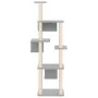 Cat scratcher with light gray sisal posts 169 cm by vidaXL, Cat furniture - Ref: Foro24-171673, Price: 112,08 €, Discount: %