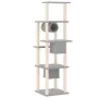 Cat scratcher with light gray sisal posts 169 cm by vidaXL, Cat furniture - Ref: Foro24-171673, Price: 112,08 €, Discount: %