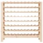 Solid pine wood wine rack 109.5x30x107.5 cm by vidaXL, Wine racks - Ref: Foro24-822536, Price: 125,13 €, Discount: %