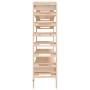 Botellero madera maciza de pino 109,5x30x107,5 cm de vidaXL, Botelleros - Ref: Foro24-822536, Precio: 126,65 €, Descuento: %