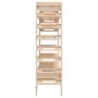 Solid pine wood wine rack 109.5x30x107.5 cm by vidaXL, Wine racks - Ref: Foro24-822536, Price: 125,13 €, Discount: %