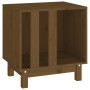 Hundebett aus massivem Kiefernholz, honigbraun, 50 x 40 x 52 cm von vidaXL, Hundehütten - Ref: Foro24-822474, Preis: 62,36 €,...