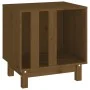 Hundebett aus massivem Kiefernholz, honigbraun, 50 x 40 x 52 cm von vidaXL, Hundehütten - Ref: Foro24-822474, Preis: 61,53 €,...