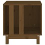 Hundebett aus massivem Kiefernholz, honigbraun, 50 x 40 x 52 cm von vidaXL, Hundehütten - Ref: Foro24-822474, Preis: 62,36 €,...