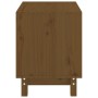 Cama para perros madera maciza pino marrón miel 50x40x52 cm de vidaXL, Casetas para perros - Ref: Foro24-822474, Precio: 62,3...