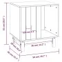 Hundebett aus massivem Kiefernholz, honigbraun, 50 x 40 x 52 cm von vidaXL, Hundehütten - Ref: Foro24-822474, Preis: 61,53 €,...