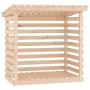 Holzscheithalter aus massivem Kiefernholz, 108 x 73 x 108 cm von vidaXL, Zubehör für Taschen und Brennholzhalter - Ref: Foro2...