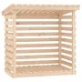 Holzscheithalter aus massivem Kiefernholz, 108 x 73 x 108 cm von vidaXL, Zubehör für Taschen und Brennholzhalter - Ref: Foro2...