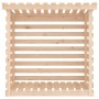 Holzscheithalter aus massivem Kiefernholz, 108 x 73 x 108 cm von vidaXL, Zubehör für Taschen und Brennholzhalter - Ref: Foro2...
