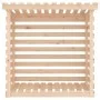 Holzscheithalter aus massivem Kiefernholz, 108 x 73 x 108 cm von vidaXL, Zubehör für Taschen und Brennholzhalter - Ref: Foro2...