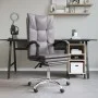 Reclining office chair in gray synthetic leather by vidaXL, Office chairs - Ref: Foro24-349755, Price: 94,28 €, Discount: %