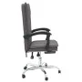 Reclining office chair in gray synthetic leather by vidaXL, Office chairs - Ref: Foro24-349755, Price: 94,28 €, Discount: %
